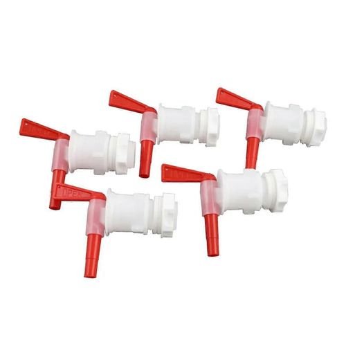 5pcs Embouteillage Robinet En Plastique Bière Brassage Baril De Remplacement Robinet Fermenteur Bière Baril De Remplissage Robinet