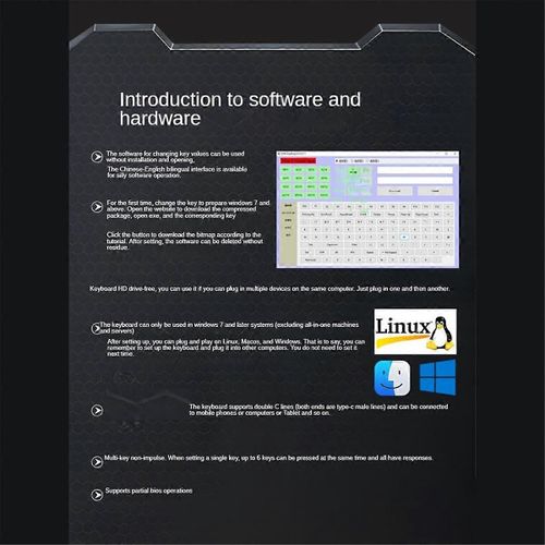 Mini clavier de programmation macro à 3 touches pour Photoshop Gaming Hotswap Programmation clavier copier-coller Macropad noir Type A