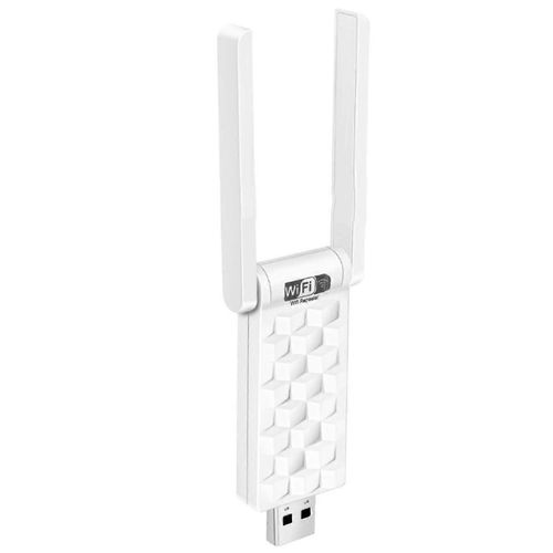 Répéteur WiFi USB Prolongateur de signal sans fil 2.4G 300Mbps Routeur Amplificateur Wifi longue portée Amplificateur Wifi pour PC portable