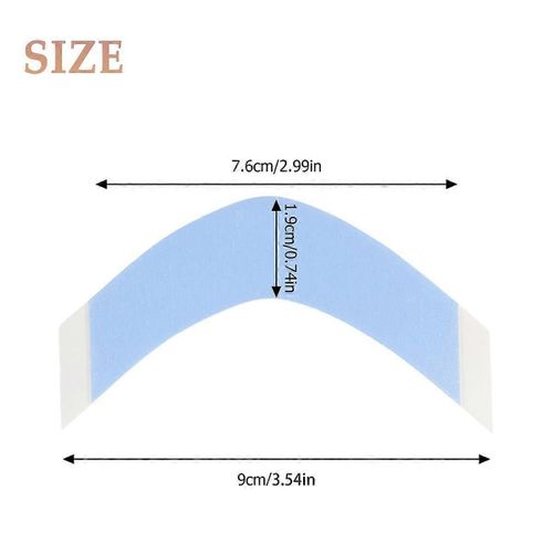 108 Pc/Lot Forte Fixe Double Face Bande Perruque Cheveux Système Bande Imperméable À L'eau Pour Ruban Adhésif Prolongé Toupet Dentelle Perruque Film