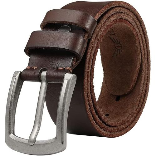 Ceinture Homme Cuir Jeans Décontracté Travail Cadeau Hommes Cow-Boy 110cm-160cm Grande Taille 3.8cm Avec Coffret Cadeau