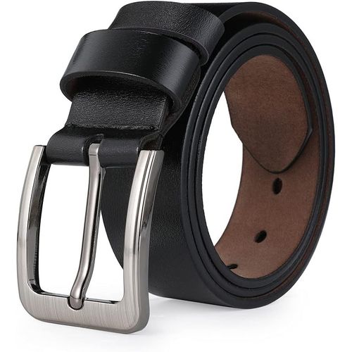 Ceinture Pour Homme En Cuir Véritable,110cm-175 Cm Pour Taille Régulière Ou Grandes Et Grandes