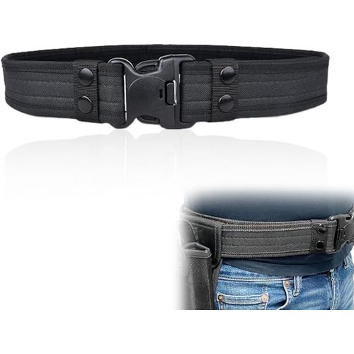 Ceinture En Nylon Homme,Ceinture Tactique Militaire Réglable Sangle De Ceinture,Unisexe Tissu Élastique Ceinture Élastique Tressée Belt,Rapide À Travers La Sécurité De L'aéroport