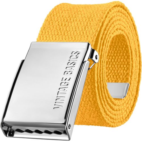 Ceinture En Tissu Unisexe De 130 Cm De Long Et 3,8 Cm De Large-Ceinture Pour Homme Et Femme-Ceinture Réglable En Continu-Boucle En Métal