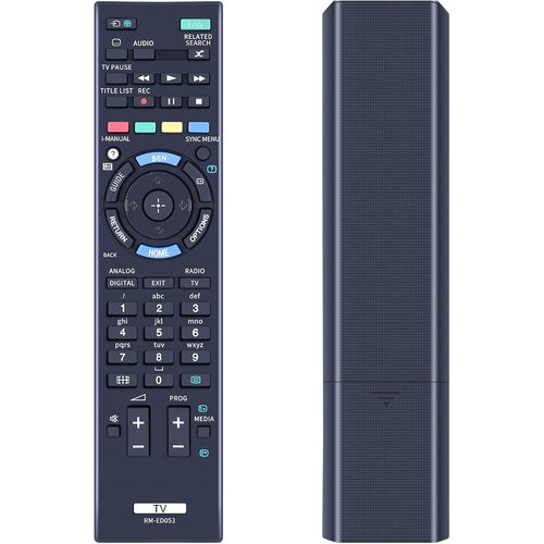 Replacement Remote Control RM-ED053 for Sony KDL-32W600A KDL-32W603A KDL-32W605A KDL-32W650A KDL-32W650A KDL-32W651A KDL-32W653A KDL-32W654A KDL-32W655A KDL-32W655A KDL-32W655A KDL-32W655A