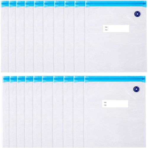 Sacs Rangement Sous Vide, 20 Sacs Réutilisables Sacs Scellé Sous Vide Pour Le Stockage Des Aliments Et La Cuisson Sous Vide, Sans Bpa[PLA6120498]