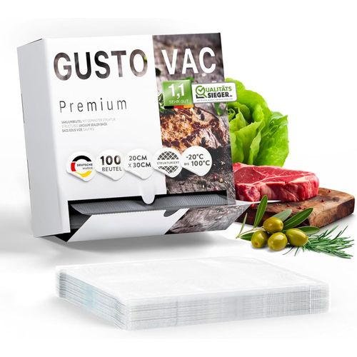 Pack De 100 Sacs Sous Vide Alimentaire Gaufrés Fabriqué En Europe 20X30Cm, Sac Sous Vide Alimentaire Film Sous Vide Alimentaire Sachet Sous Vide Alimentaire Pour Machine Sous Vide [PLA6121241]