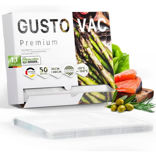50 Sacs Sous Vide Alimentaire Gaufrés Fabriqués En Europe 30X40Cm - Sans Bpa - Sac Sous Vide Rouleau Sous Vide Alimentaire Texturés Film Sous Vide Alimentaire Sacs Sous Vide Pour[PLA6121244]