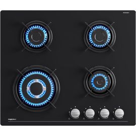 Plaque De Cuisson Gaz 4 Feuxs, Plaque Gaz 60Cm, Gaziniere Gaz Encastrable, Gaz Ville Et Bouteille, 8500W[PLA6120742]