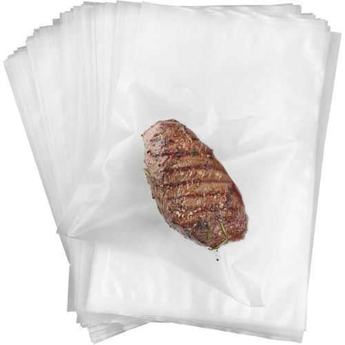 100 Sachets 25X15 Cm Sac Sous Vide Alimentaire,Certification De Sécurité Alimentaire,Film Sous Vide Alimentaire Sans Bpa,Sacs À Faire Le Vide D'Air Gaufrés Pour L'Appareil De Mise [PLA6121147]