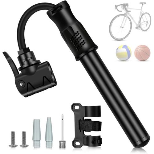 Asas-Pompe À Vélo,Mini Pompe Pour Vélo Avec Support De Fixation,Support De Embout Pompe À Vélo,Accessoire Velo Valve Adaptateurs Connecteurs,Ballon De Aiguille,Embout De Gonflage