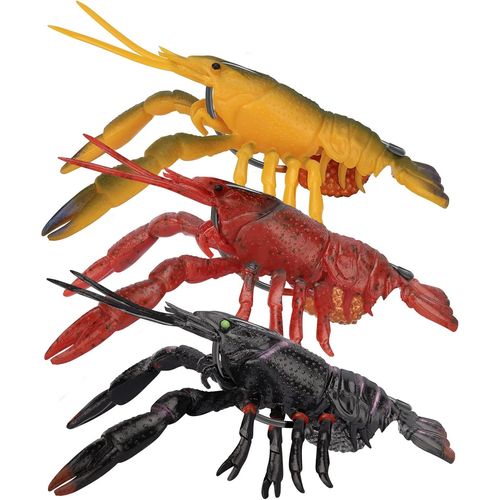 Asas-Leurres De Pêche Pré-Montés Pour Eau Douce Et Eau Salée,Leurres De Pêche Au Bar Innovants En Tpe Ultra-Résistants,Crevettes Réalistes Leurre Anti-Herbe Pour Truite,Doré,Garder Séparément!