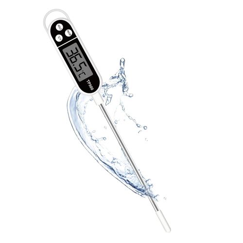 asas-Thermometre Cuisine,Lcd Longue Termometre Cuison,Thermometre Barbecue,Alimentaire Thermomètre Digital Pour Patisserie Bbq Lait À Viande Culinaire