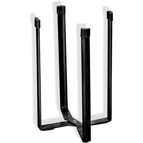 Folding Stainless Steel Bottle Drying Rack With Non-Slip Base For Kitchen Milk Bottle Black