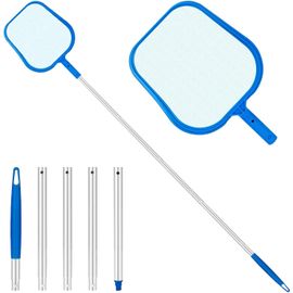 Zasvec Épuisette De Surface Piscine 170CM Epuisette Piscine