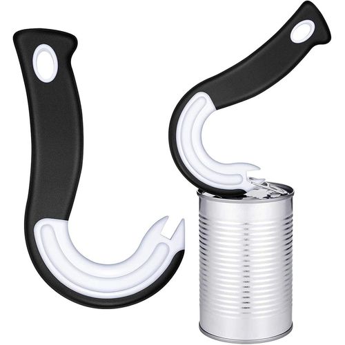 Ouvre-Boîtes À Crochets En Forme De J, Ouvre-Boîte À Anneau Facile Bague Pull Can Ouvre Avec Anneau Pull En Verre, Ustensile De Cuisine Facile À Ouvrir Pour Boîtes Avec Anneaux De [Aig6121859]