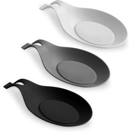 Lot De 3 Repose-Cuillères En Silicone Pour Dessus De Cuisinière, Porte-Cuillère En Silicone Pour Comptoir De Cuisine, Porte-Cuillère En Silicone Pour Ustensiles De Cuisine, Spatule[Aig6122040]
