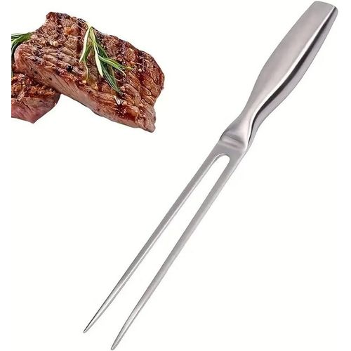 Fourchette À Viande En Acier Inoxydable, Robuste De 27,6 Cm Avec Poignée Ergonomique, Parfaite Pour Le Barbecue, Rôtir, Sculpter, Passe Au Lave-Vaisselle, Ustensiles De Cuisine Dur[AIG6123772]