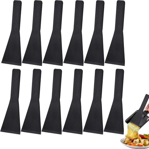12 Pièces Spatule Crepe, Nylon Pelles À Casseroles Antiadhésives Spatule À Raclette, Résistant À La Chaleur Spatule Pour Ustensiles De Cuisine Antiadhésifs Assiette Gourmet Poêle S[Aig6122085]