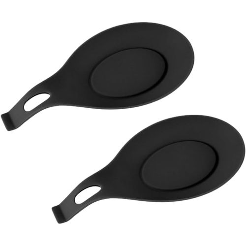 2 Pcs Repose Cuillère En Silicone Porte Cuillère De Cuisine En Silicone Porte Cuillère Silicone Pose Ustensile Silicone Spoon Rest, Pour Ranger Les Ustensiles De Cuisine[Aig6122427]