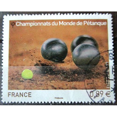 2012. F4684: Championnats Du Monde De Pétanque.