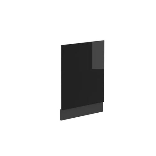 Vicco Façade R-Line, Noir Haute Brillance, 45 Cm Sans Plan De Travail