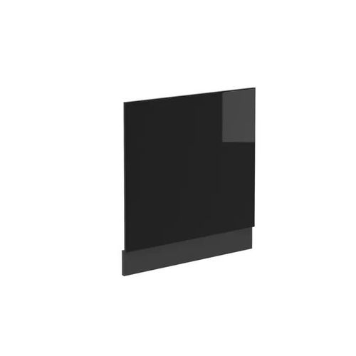 Vicco Façade R-Line, Noir Haute Brillance, 60 Cm Sans Plan De Travail
