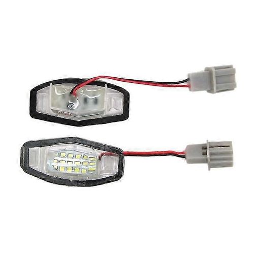 1 Paire De Lumière De Plaque D'immatriculation Led Blanche Pour Accessoires De Voiture Accord 34100s84a01 34100s0a013