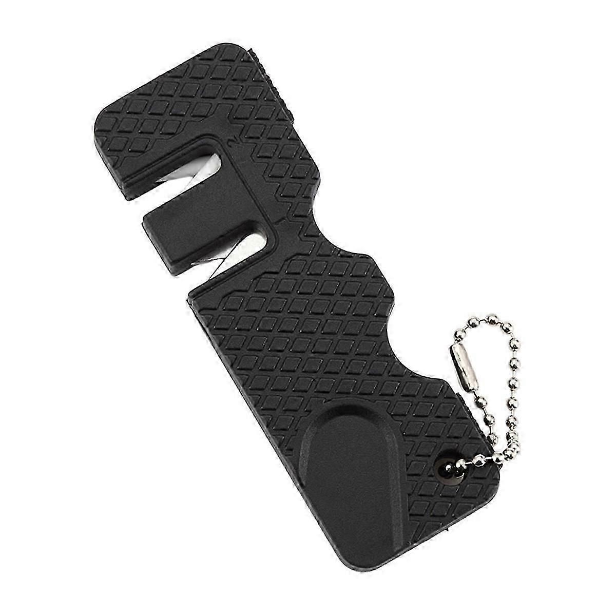 A-Couteau Aiguiseur Poche En Céramique Aiguiser Diamant Outil Ciseaux Aiguiser Engrenages Carbure Couteau Aiguisage Pierre À Aiguiser Extérieur Multi Outils