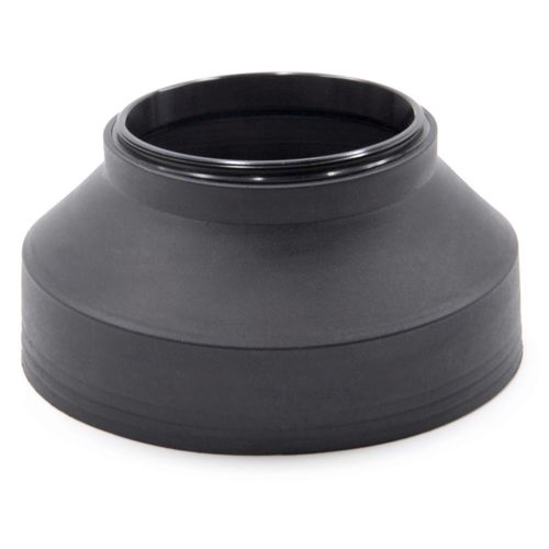 Pare-soleil vhbw compatible avec l'objectif Samyang 21mm F1.4 58mm Noir, Caoutchouc, Rond, 9.3cm