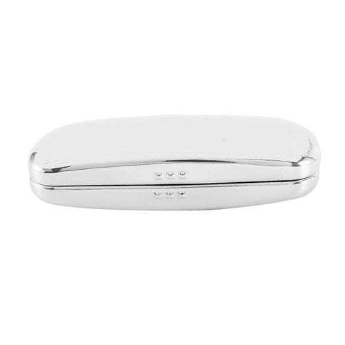 Housse à lunettes, étui à lunettes en aluminium à coque dure boîte à lunettes