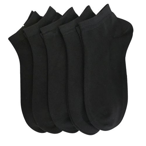 5pair Business Lightweight Antislip Pour Hommes Thin Low Cut Ankle Socks