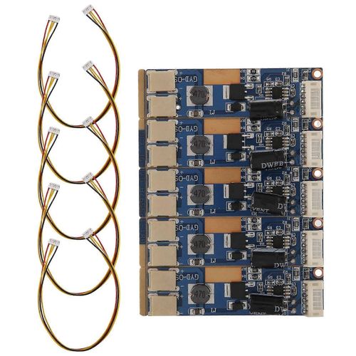 5 Pcs LCD Écran 15 17 19 22 24 Pouces LED Barre Lumineuse Double Port Double Port Constant Courant Conseil Abaisseur Carte Dimmable 12V-30V
