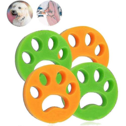 4 Pcs Machine à laver réutilisable Hair Catcher Viscous Hair Cleaning