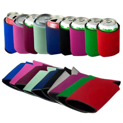 10 Pcs Néoprène Canette De Bière Cooler Drink Bottle Holder Sleeve Insulator Wrap Cover; 10 Pcs Beer Can Cooler Drink Bottle Holder Sleeve Insulator Wrap Cover