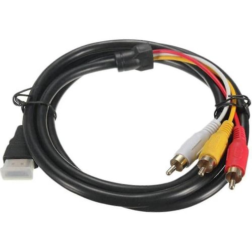 Hdmi To Rca Câble TV HDMI Mâle Vers 3 Rca Mâle Av Câble Vidéo Audio Composant Convertisseur Adaptateur 1080p