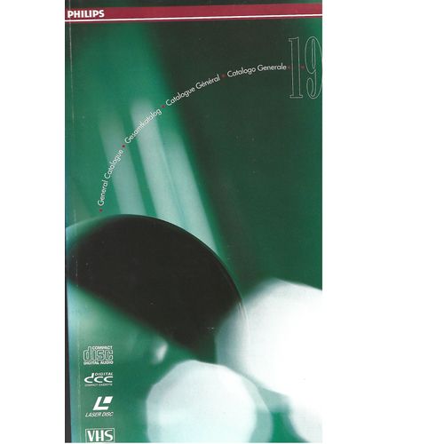Philips Classics Catalogue Général 1993-Cd.Dcc.Laser Disc.Vhs