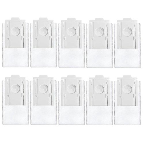 Sacs à poussière 10 pièces de remplacement pour -RDB95 Jet Bot + Jet Bot AI+ Robot Aspirateur Station Accessoires