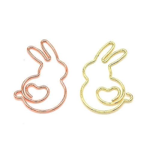 20 Pcs Trombone Lapin Pince À Papier Lapin Trombone Marquage Clip Pour Fournitures Scolaires