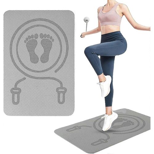 Tapis De Corde À Sauter, Tapis De Fitness Antidérapant 40x60cm, Tapis D'exercice En Tpe, Coussin D'absorption Des Chocs, Tapis De Yoga Pour Femmes-11