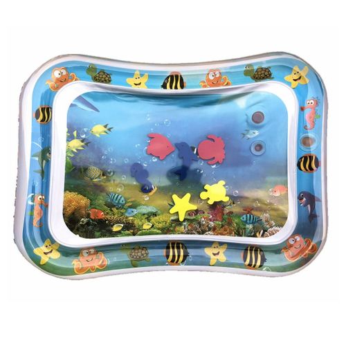 Tapis gonflable de jeu aquatique haut de gamme pour bébés, jouets pour bébés de 3 à 24 mois, renforce les muscles de votre bébé, portable