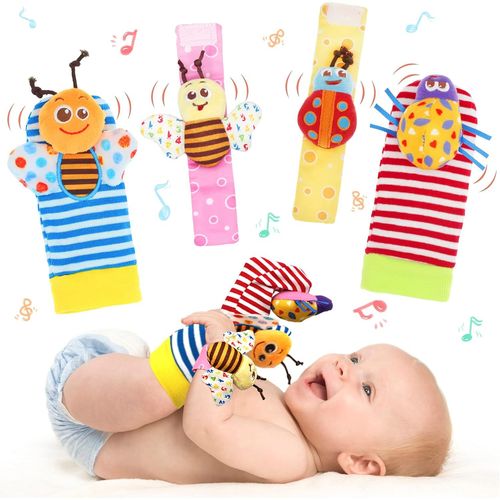 Hochets De Poignet, Hochet De Recherche De Pied, Chaussette, Jouet Pour Bébé Et Tout-Petit, Hochet