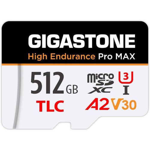 ChenQuanSarl-Récupération De Données Gratuite De 5 Ans] Carte Micro Sd 512 Go, Haute Endurance Pro Séries, Vitesse Jusqu'À 160 Mo/S, Compatible Avec Rove Viofo Vantrue, Camera Embarquée
