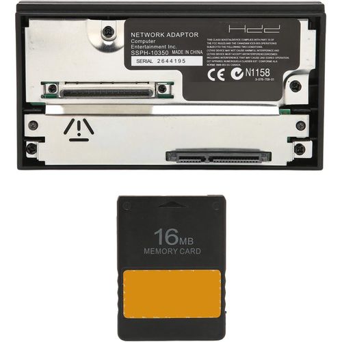 ChenQuanSarl-Adaptateur Réseau Ps2 Avec Carte Mémoire Mcboot Gratuite 16 Mo, Adaptateur Hdd D'Interface Sata Pour Ps2, Prend En Charge Jusqu'À 2 To De Disque Dur Sata