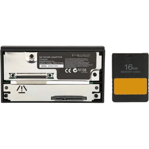 ChenQuanSarl-Adaptateur Réseau D'Interface Sata, Pour Console De Jeu Ps2, Avec Carte Mémoire 16 Mo Fmcb V1.966 Mcboot, Adaptateur De Disque Dur Hdd, Plug And Play,