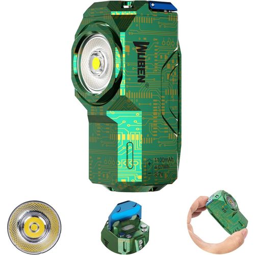 Cloudds_X0 Lampe Torche Led Ultra Puissante Rechargeable 800 Lumens Lampe Torche Pile,Mini Edc Lampe De Poche Maglite Type C 7 Modes,Lampe Travail Compacte Pour Camping Randonnée Extérieur