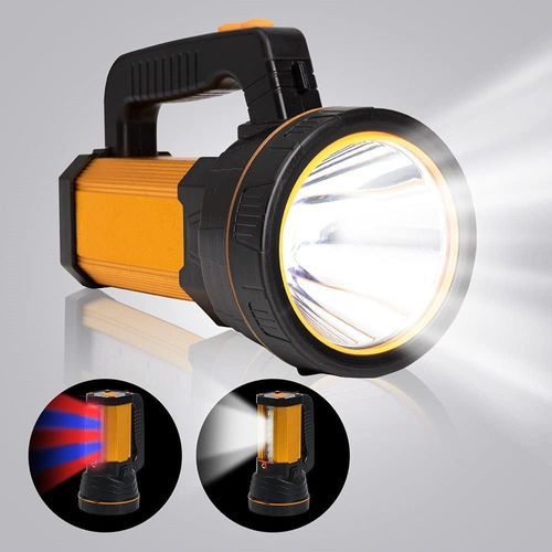 CLOUDDS_Lampe Torche Led Multifonctionnelle Ultra Puissante Rechargeable,Grande Lampe De Poche Super Brillante Longue Portée 800M,Lampe Projecteur A Pile,Pour Le Camping À Domicile