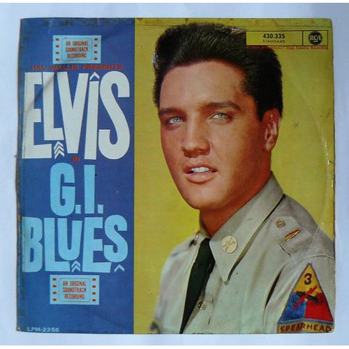 Lp Elvis Presley : B.O. G.I. Blues - Rca 430.335 Biem - France - 11/1960