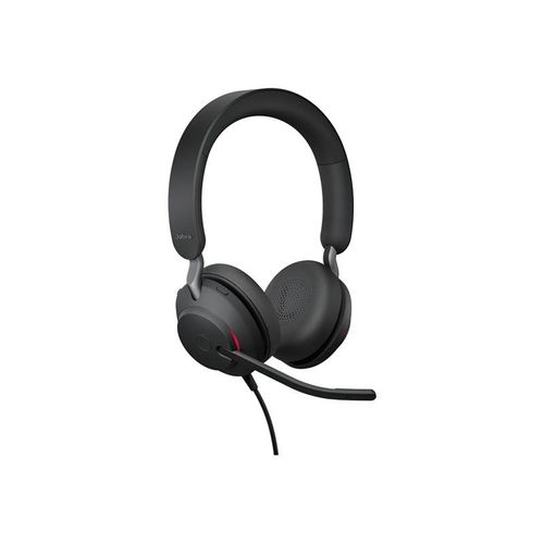Jabra Evolve2 40 UC Stereo - Micro-casque - sur-oreille - filaire - USB-A - isolation acoustique
