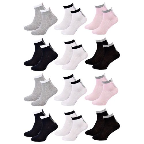 Chaussettes Femme Lotto Pack De 12 Paires Quarter 2114